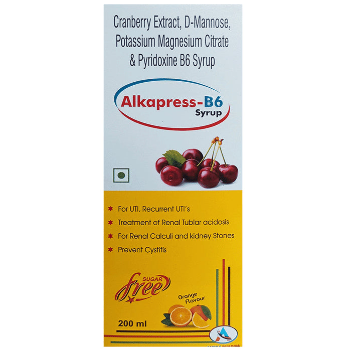 Alkapress-B6 Syrup Orange Sugar Free - Classic Derma