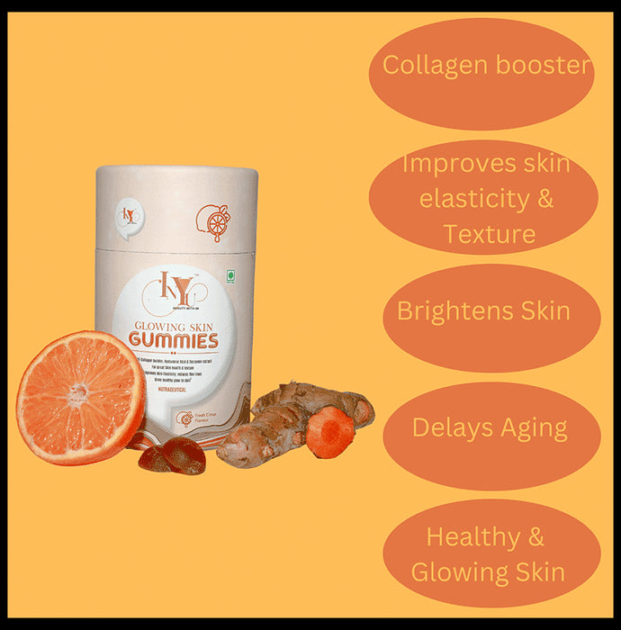 INYU Beauty With-In Glowing Skin Gummies Fresh Citrus