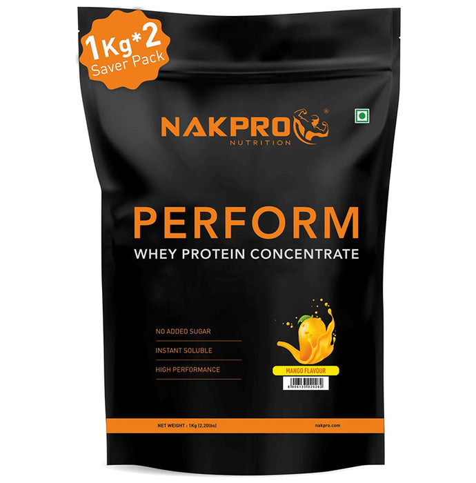Nakpro Nutrition Perform Whey Protein Concentrate Mango - Classic Derma