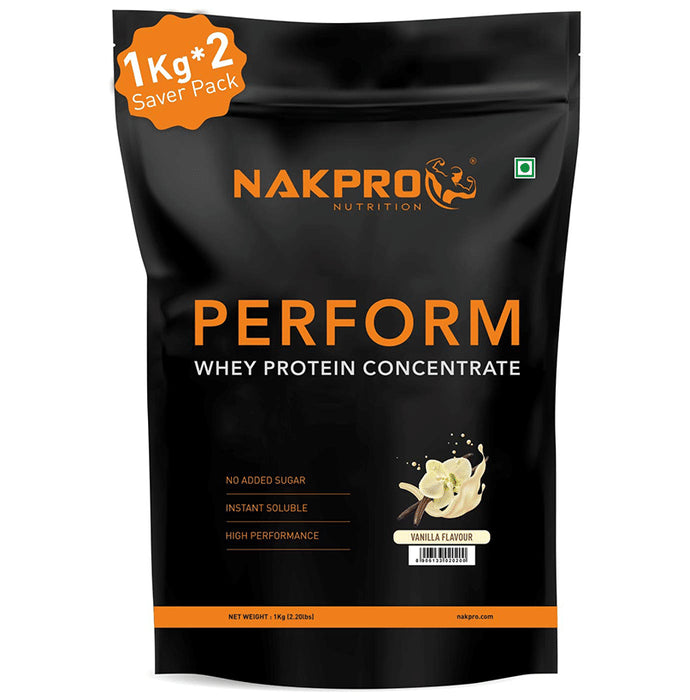 Nakpro Nutrition Perform Whey Protein Concentrate Vanilla - Classic Derma