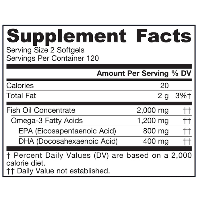 Jarrow Formulas EPA-DHA Balance Softgels | Supports Brain & Joint Health