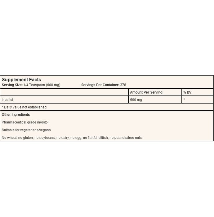 Jarrow Formulas Inositol Powder | For Liver Function & Cellular Detoxification