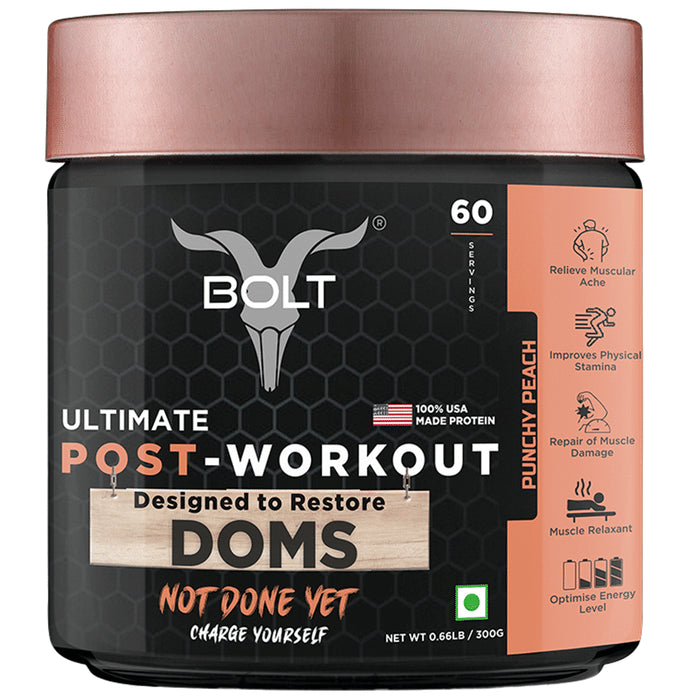 Bolt Ultimate Post - Workout Powder Punchy Peach - Classic Derma