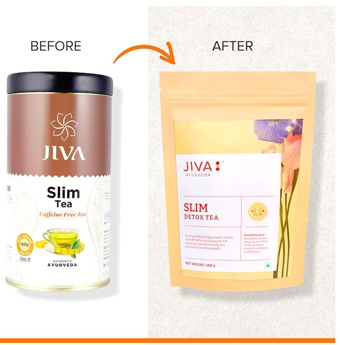 Jiva Ayurveda Slim Detox Tea for Healthy Weight