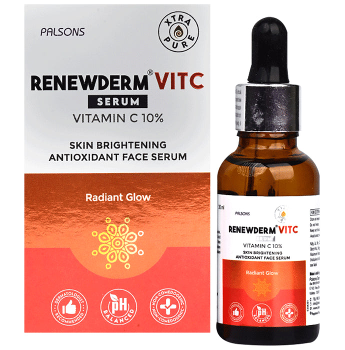Renewderm Vit- C Skin Brightening Antioxidant Face Serum - Classic Derma