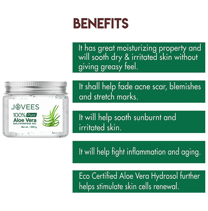 Jovees 100% Pure Alovera Gel