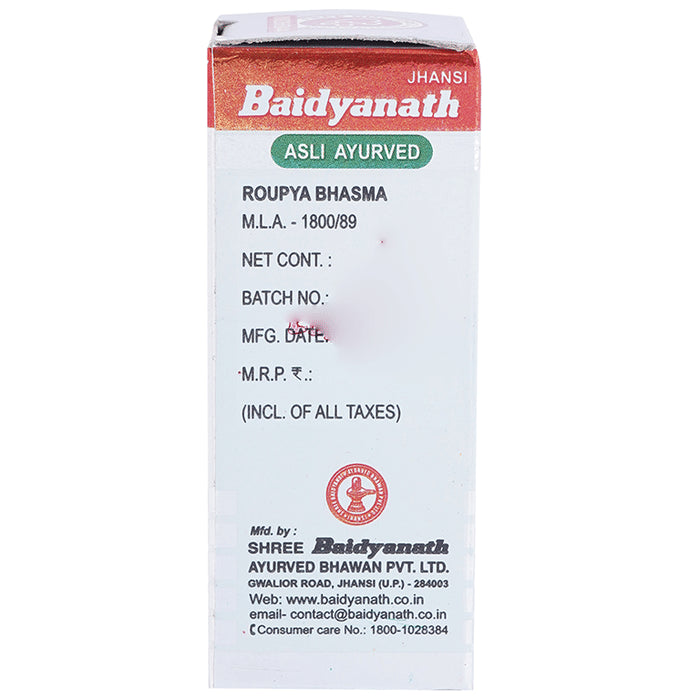 Baidyanath (Jhansi) Roupya Bhasma Pure Silver