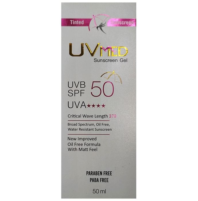 Uvmed Tinted Sunscreen Gel SPF 50 - Classic Derma