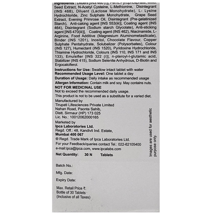 Keraglo Eva Tablet for Adult Women | Hair Fall Treatment Gluten Free