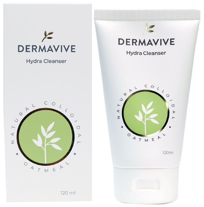 Dermavive Hydra Natural Colloidal & Oatmeal Cleanser - Classic Derma