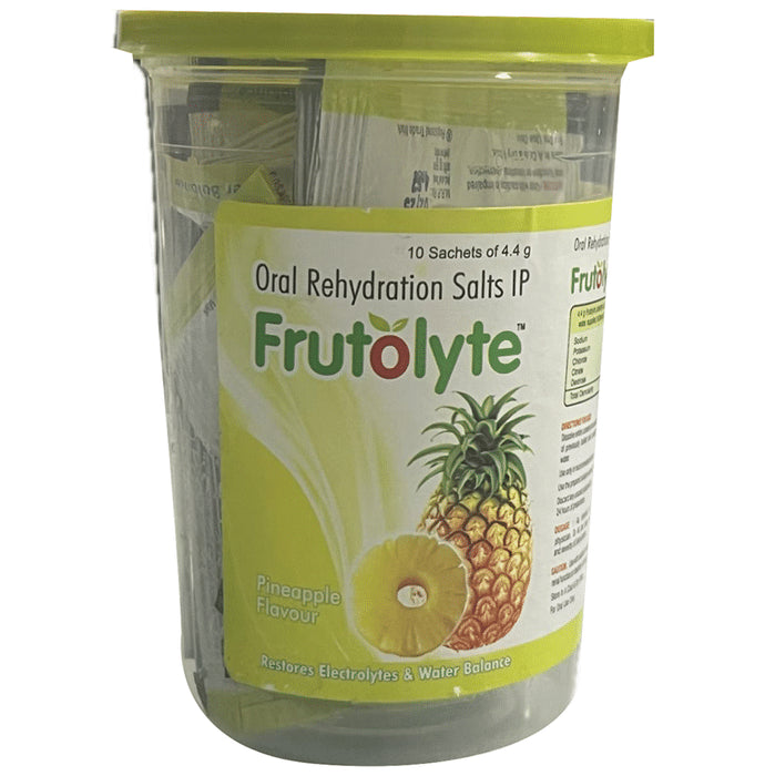 Frutolyte Powder (4.4gm Each) Pineapple - Classic Derma