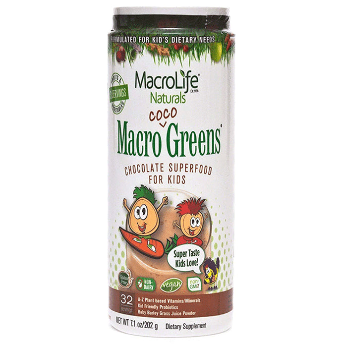 Macrolife Naturals Macro Coco Greens Powder - Classic Derma