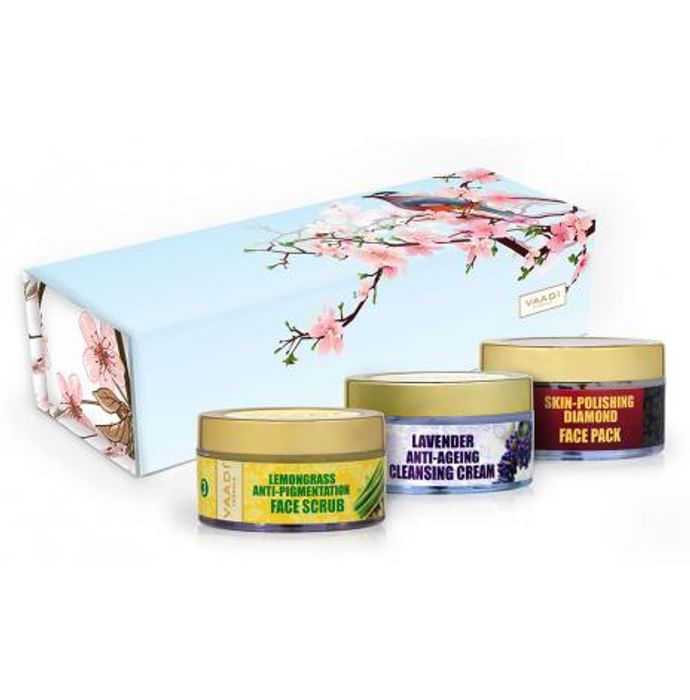Vaadi Herbals Exotic Radiance Skin Care Herbal Gift Set - Classic Derma