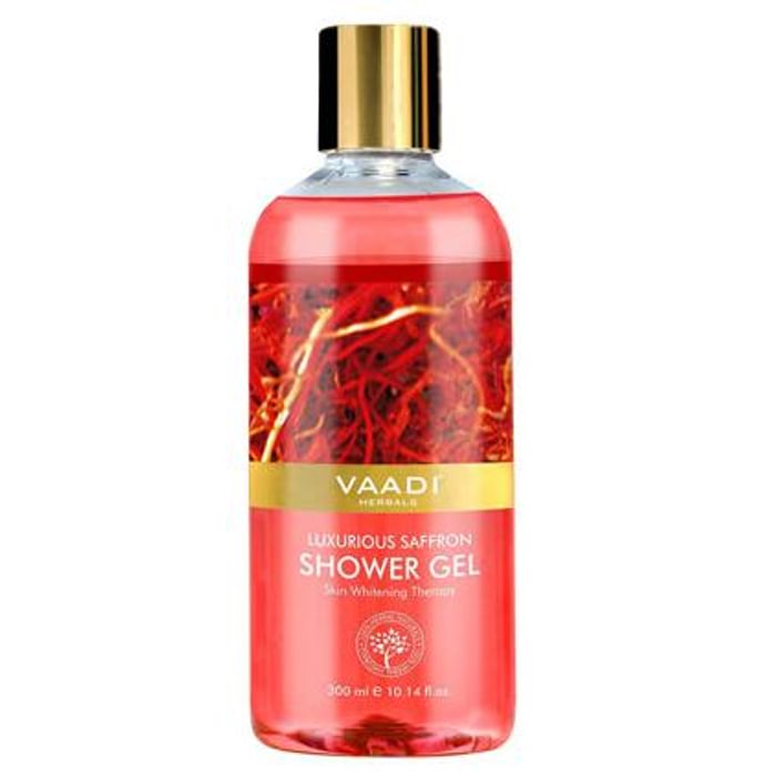 Vaadi Herbals Luxurious Saffron Shower Gel - Classic Derma