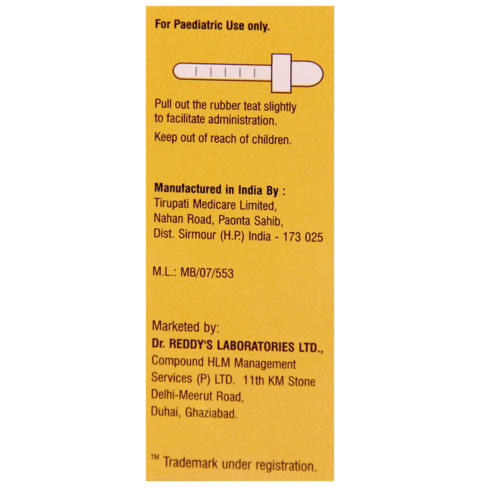 Kidrich D3 Vitamin D3 (Cholecalciferol) 800 IU/ml Nano Drop | For Kids' Bone Health