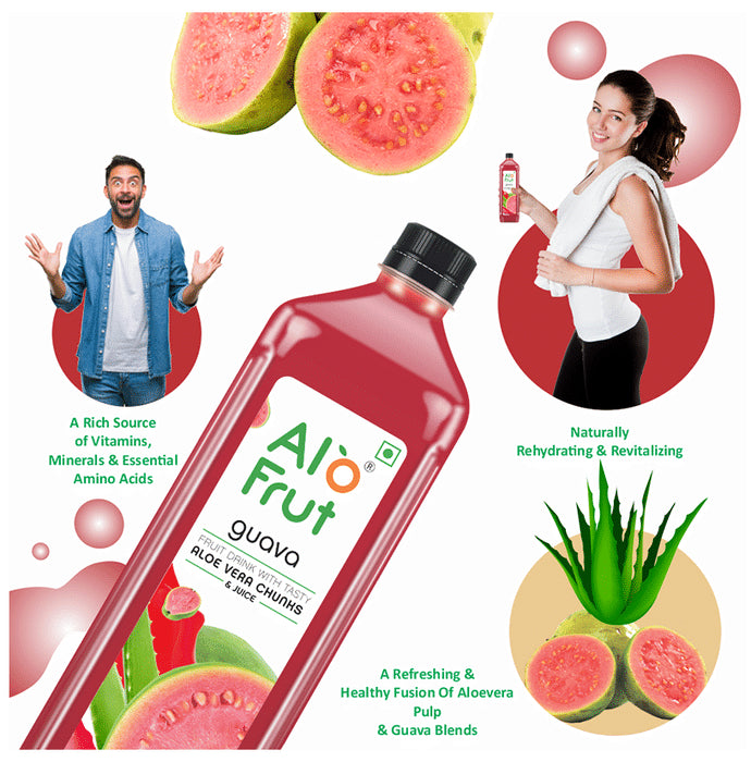 Alo Frut Guava Aloe Vera Chunks & Juice
