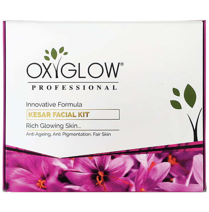 Oxyglow Herbals Kesar Facial Kit - Classic Derma
