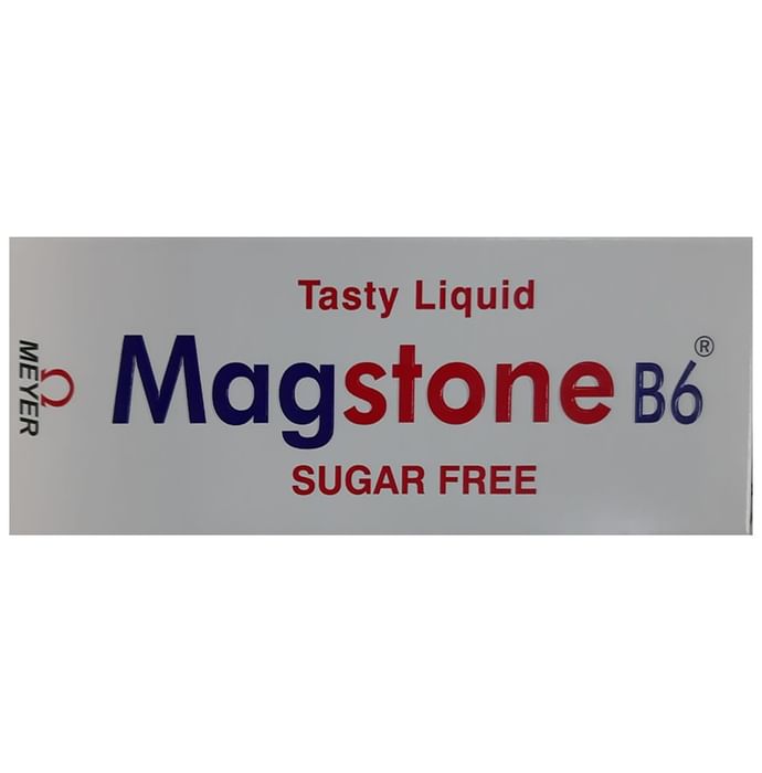 Magstone B6 Oral Solution with Potassium Magnesium Citrate & Vitamin B6 | Sugar-Free | Flavour Pineapple