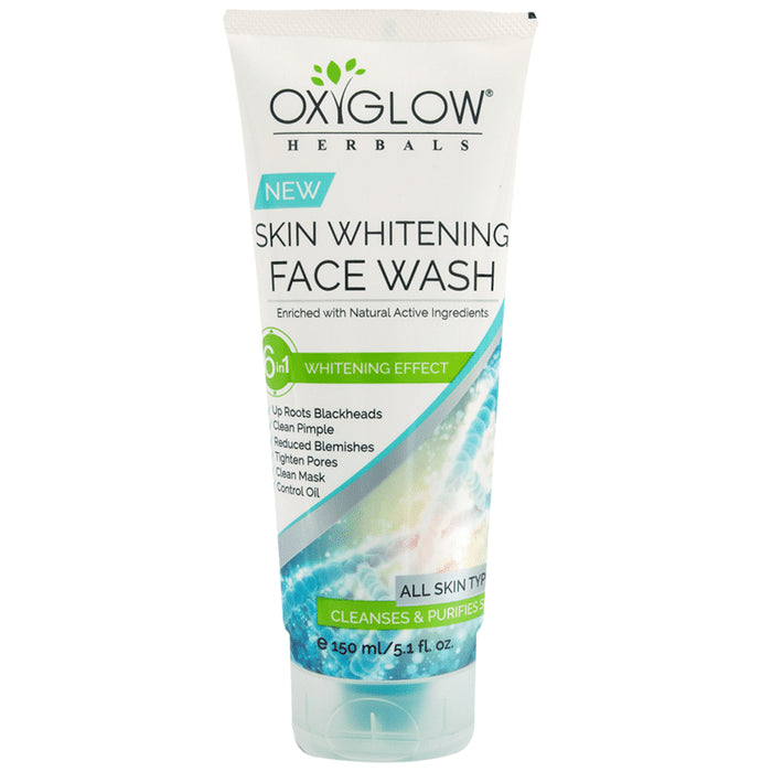 Oxyglow Herbals New Skin Whitening Face Wash - Classic Derma