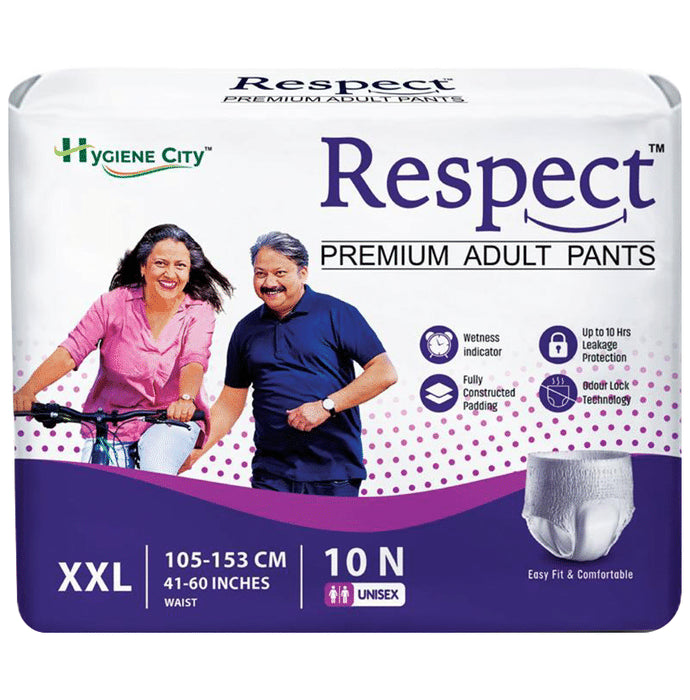 Respect Unisex Adult Diaper Pants Style XXL - Classic Derma