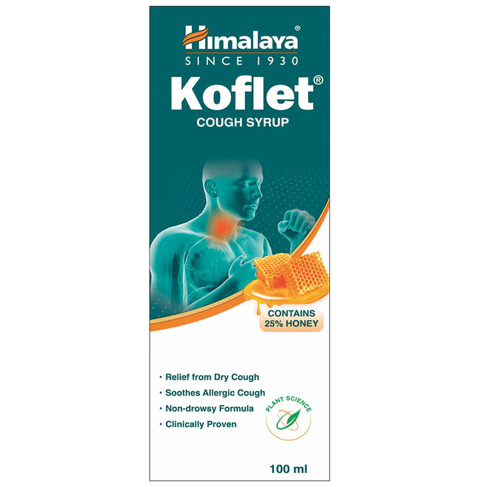 Koflet Cough Syrup 25% Honey - Classic Derma