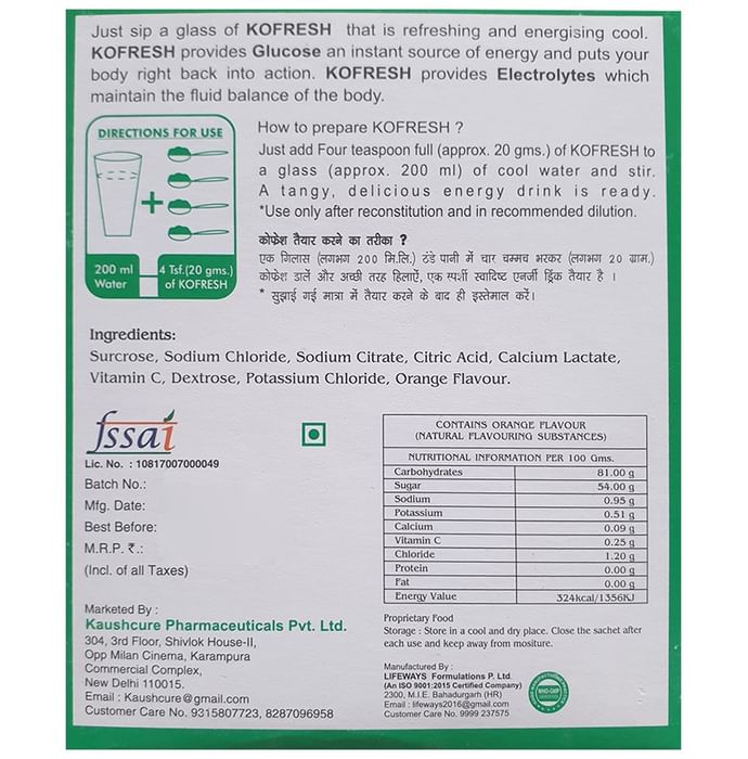 Kofresh Electrolyte Orange