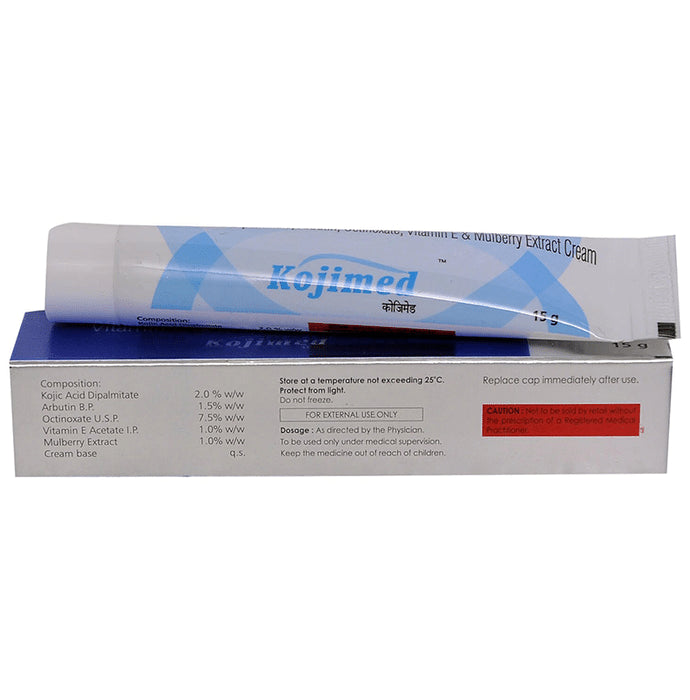 Kojimed Cream with Kojic Acid, Arbutin, Mulberry Extract & Vitamin E