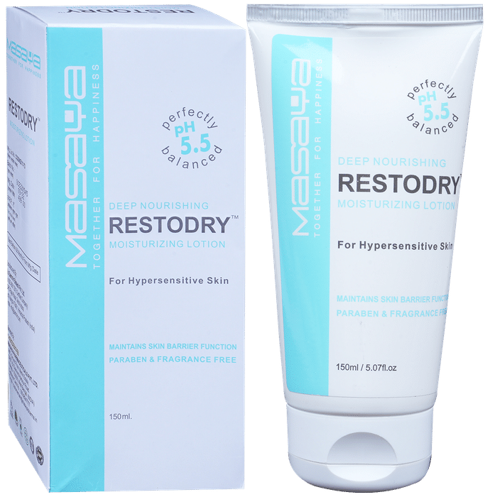 Buy Restodry Moisturizing Lotion for Hypersensitive Skin | Paraben