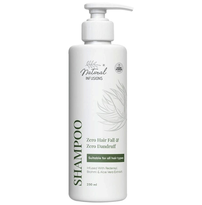 Natural Infusions Zero Hair & Zero Dandruff Shampoo (250ml Each) - Classic Derma