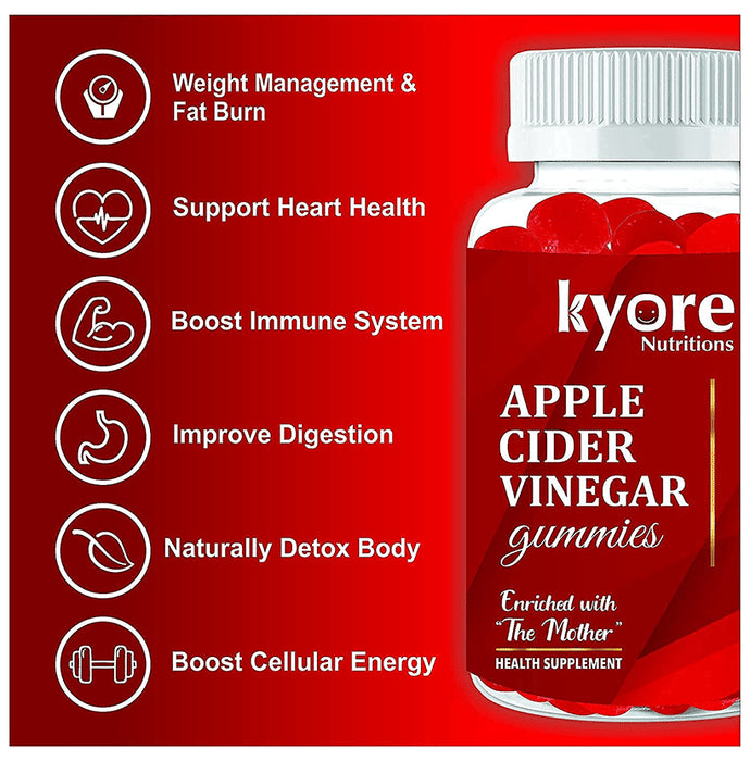 Kyore Nutritions Apple Cider Vinegar Gummies (30 Each)