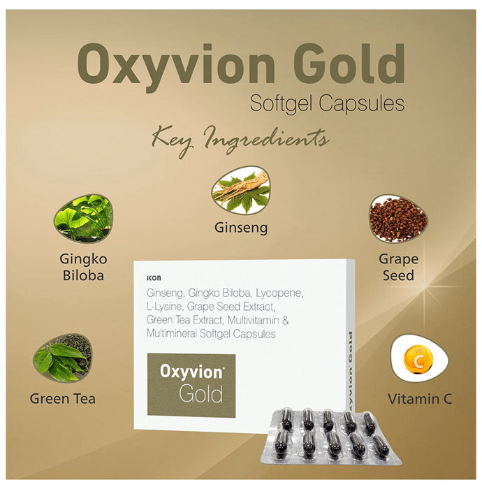 Oxyvion Gold Softgel Capsule (10 Each)