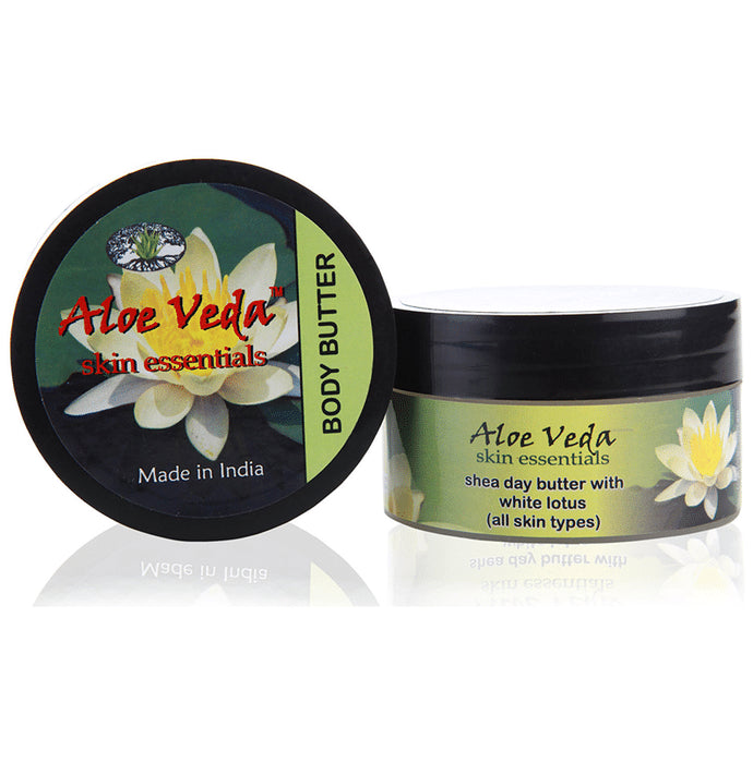 Aloe Veda Luxury Body Butter Shea Butter with White Lotus - Classic Derma