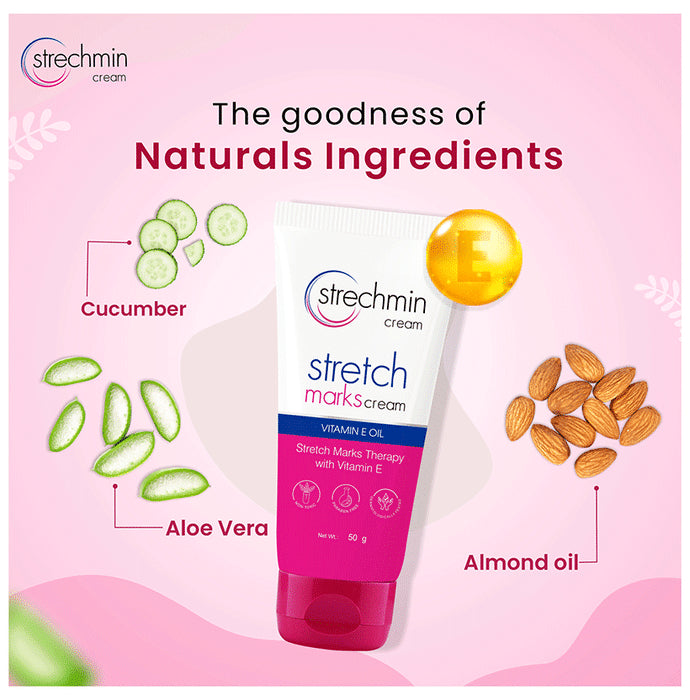 Strechmin Stretch Marks Cream with Vitamin E