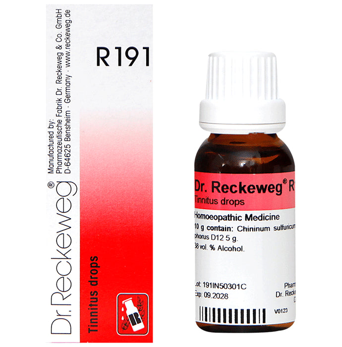 Dr. Reckeweg R 191 Tinnitus Drop - Classic Derma