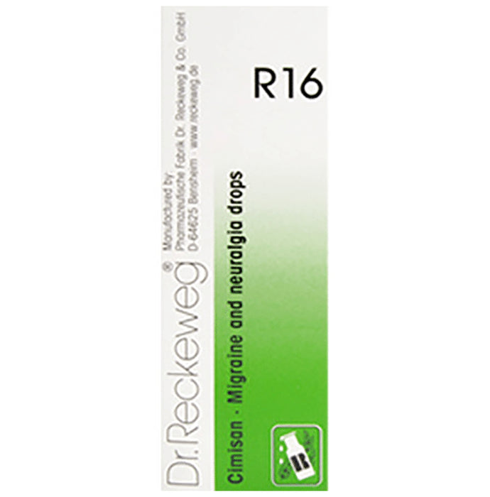 Dr. Reckeweg R16 Migraine and Neuralgia Drop | For Pain Relief - Classic Derma