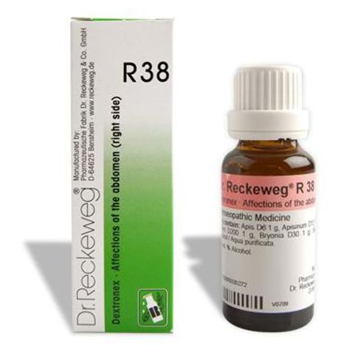 Dr. Reckeweg R38 Affections OF The Abdomen Right Side Drop - Classic Derma