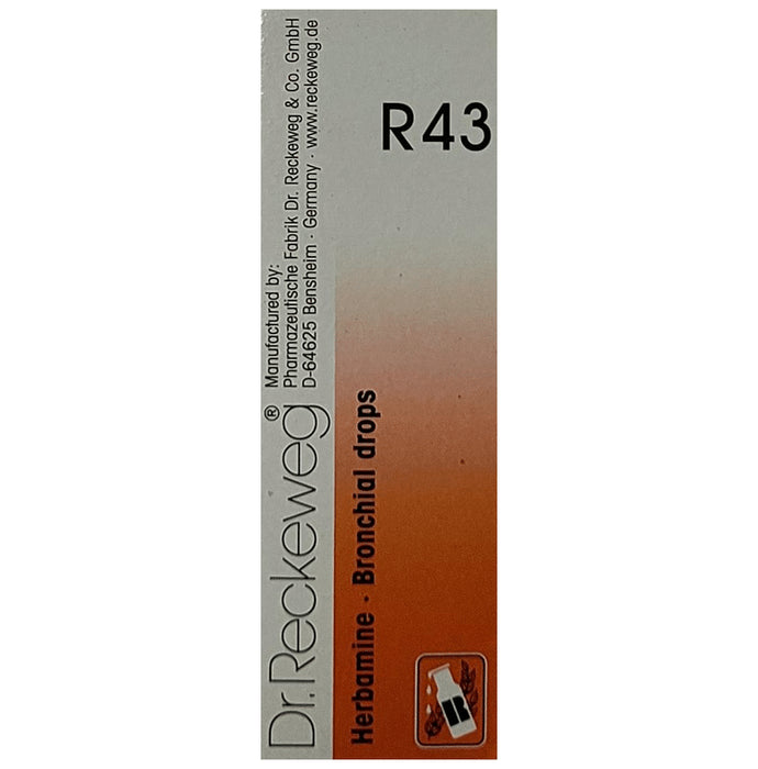 Dr. Reckeweg R43 Bronchial Drop - Classic Derma