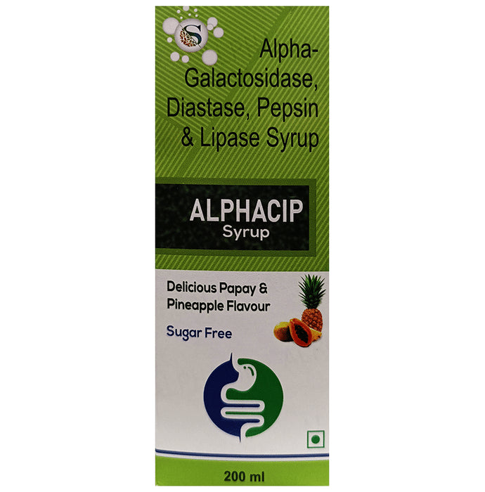 Alphacip Syrup Delicious Papaya & Pineapple Sugar Free - Classic Derma