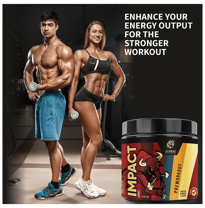 Leopard Nutrition Imapct Pre Workout Powder Watermelon