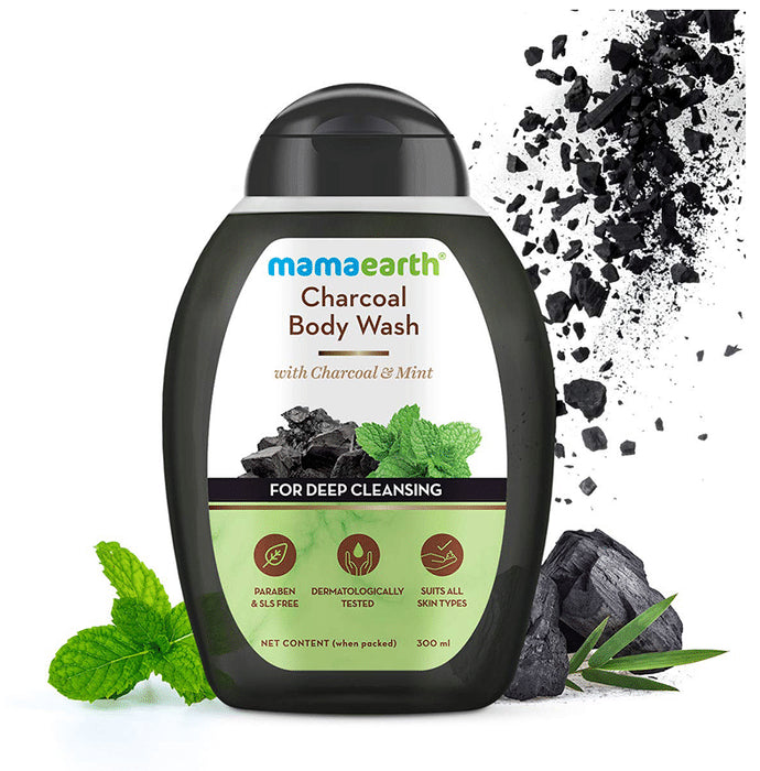 Mamaearth Charcoal Body Wash | Paraben & SLS Free | For All Skin Types