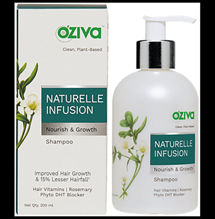 Oziva Naturelle Infusion Nourish & Growth Shampoo - Classic Derma