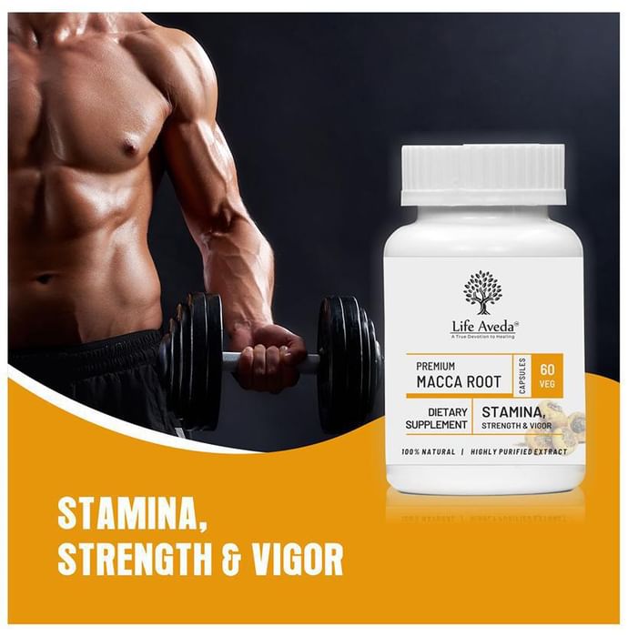 Life Aveda Premium Macca Root Veg Capsule