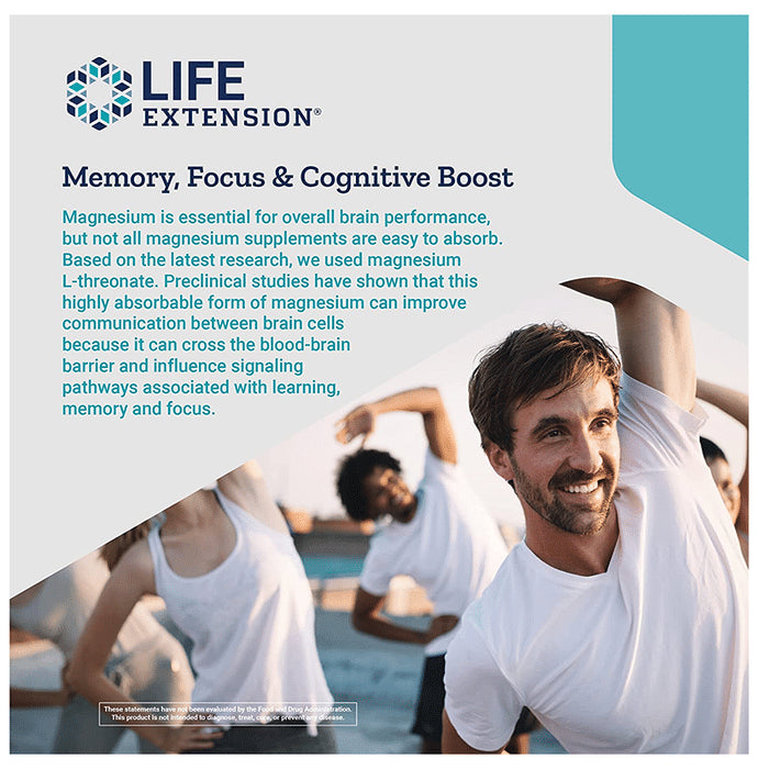 Life Extension Neuro-Mag Magnesium Threonate | Enhances Cognitive Functions Powder Tropical Punch