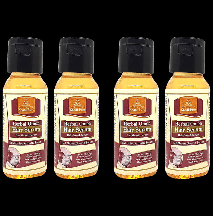 Khadi Pure Herbal Onion Hair Serum (50ml Each) - Classic Derma
