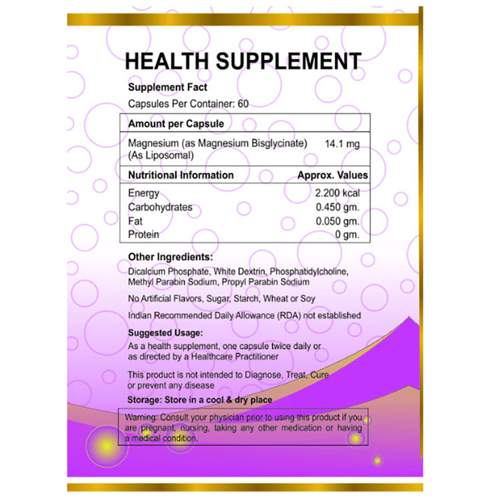 Lipomer Liposomal Magnesium Vegetarian Capsule