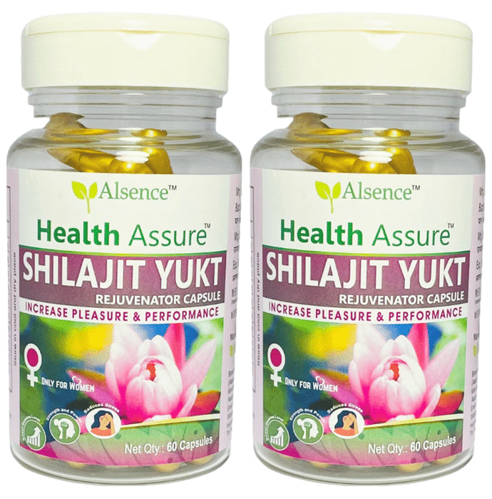 Alsence Health Assure Shilajit Yukt Rejuvenator Capsules For Women (60 Each) - Classic Derma
