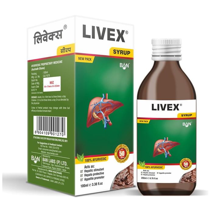 Livex Syrup | Assists Healthy Liver Functioning, Improves Appetite | Syrup - Classic Derma
