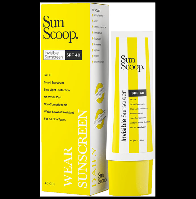 Sun Scoop Invisible Body Sunscreen SPF 40 PA+++ - Classic Derma