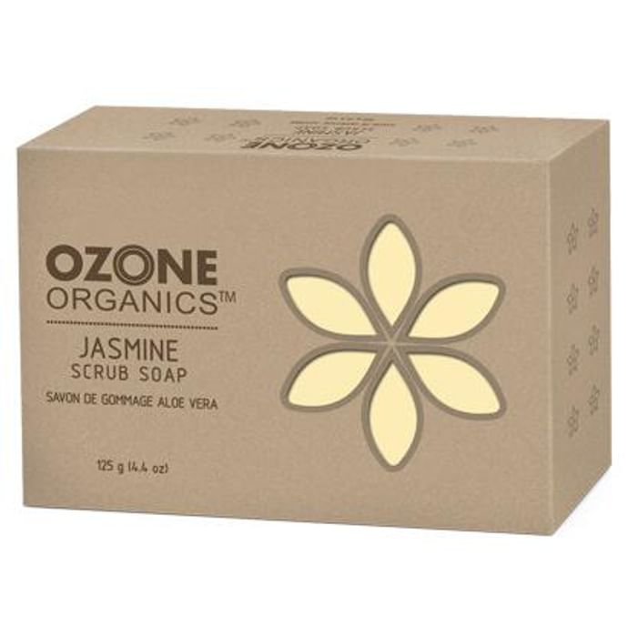 Ozone Organics Jasmine Scrub Soap - Classic Derma