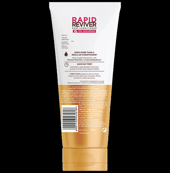 Loreal 6 Oil Nourish Rapid Reviver Deep Conditioner